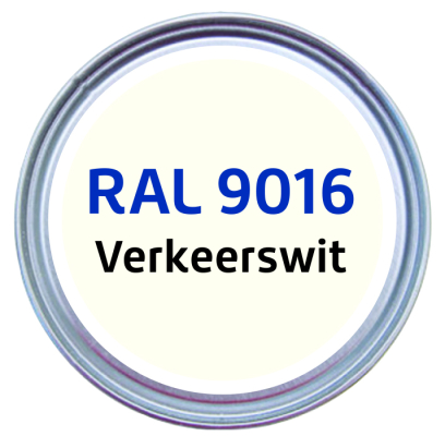 Aflakservice dichte deur RAL 9016 verkeerswit