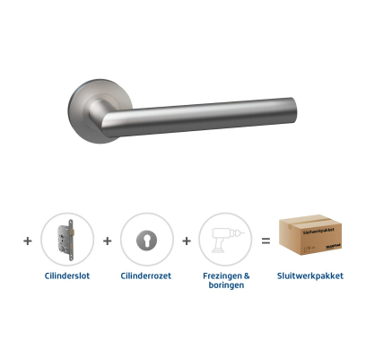 Sluitwerkpakket 2003 Orbit cilinder RVS