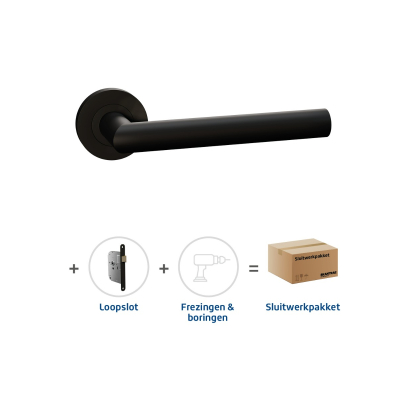 Sluitwerkpakket 2005 Orbit loop ZWART