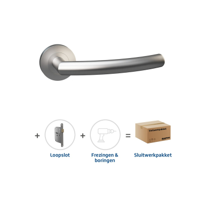 Sluitwerkpakket 2029 Corvus loop RVS