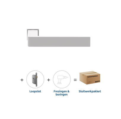 Sluitwerkpakket 816 Quadrate 28 minimal loop WIT