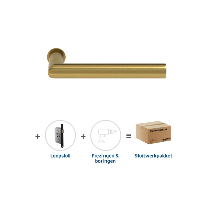 Sluitwerkpakket 903 Orbit 19 minimal loop MAT MESSING