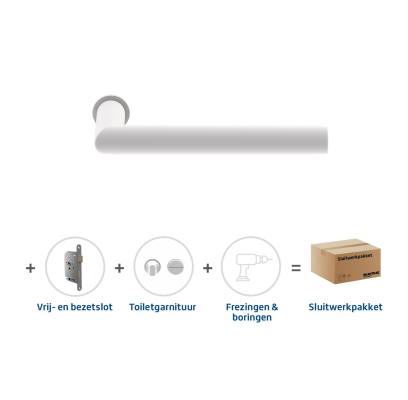 Sluitwerkpakket 941 Orbit 19 minimal toilet WIT